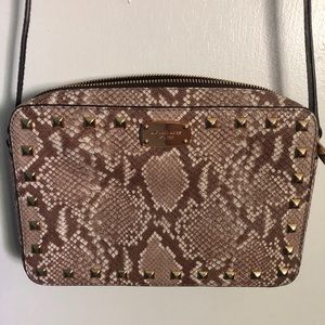 Snake skin MK crossbody